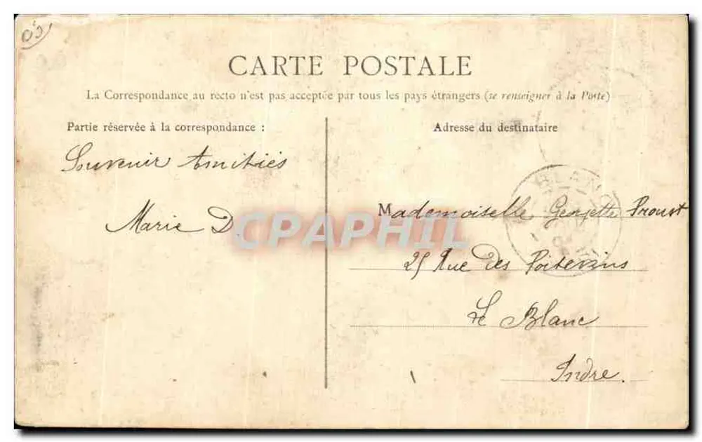 Vichy — A Fonte dos Célestin — editor: Tiché Galeries Parisiennes - Verso