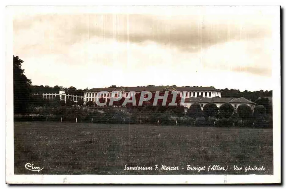 Sanatório F. Mercier - Tronquet (Allier) - Vista geral - Frente