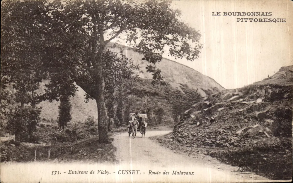 Dintorni di Vichy - Cusset - Strada dei Malavaux — Le Bourbonnais Pittoresque, n° 573 - Recto