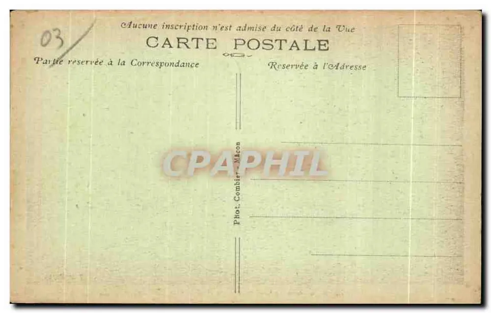 Laprugne (Allier) — Bois de la Madeleine — Le Calvaire - Rückseite