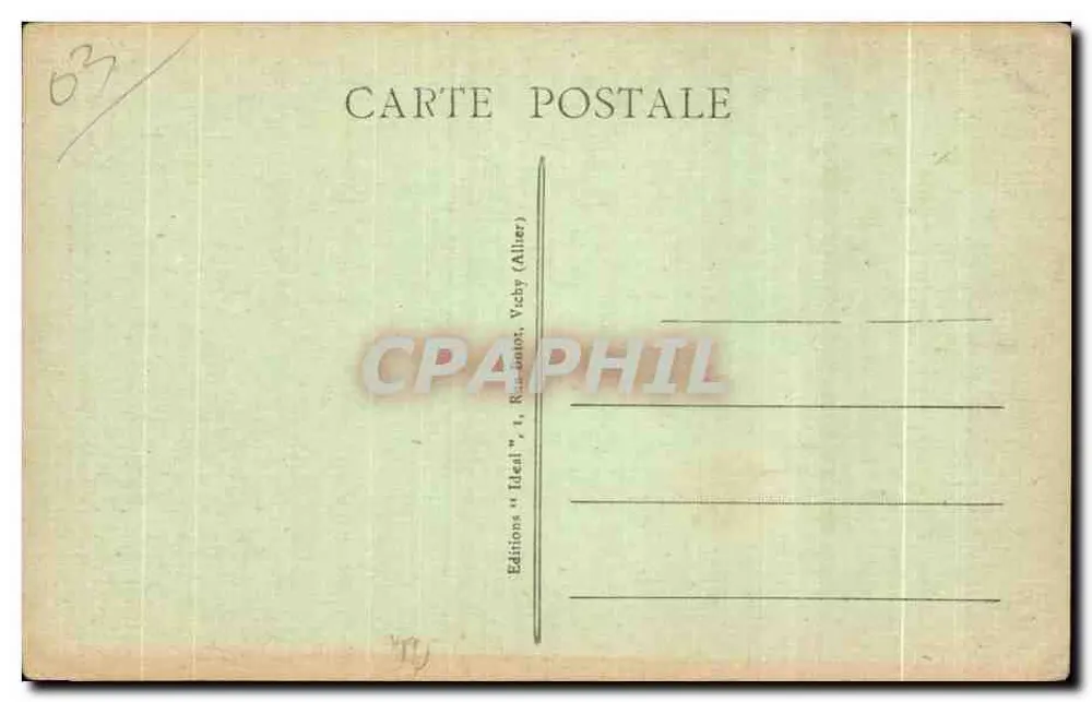 Besse — Der Glockenturm und das Stadttor — 'L'Auvergne Pittoresque' — 'Ideal' Editionen Nr. 3345 bis - Rückseite