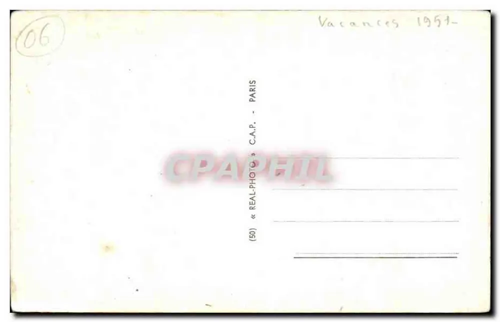 Touët-sur-Var — Allgemeiner Blick und der Wasserfall — Verlag L.C. n°12 - Rückseite