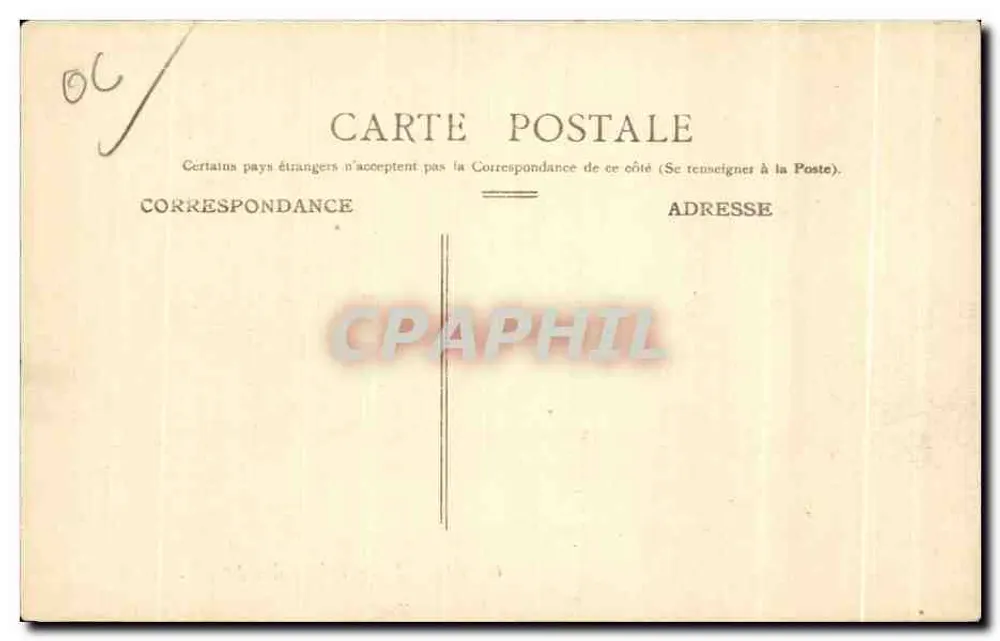 Cimiez — Ruínas das Arênes — Edição R. P. C. (nº 60) - Verso