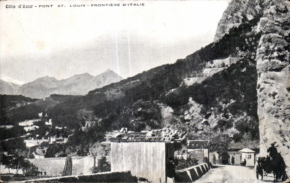 Côte d'Azur - Pont Saint-Louis - Grenze zu Italien — Verlag FOCK Paris - Vorderseite