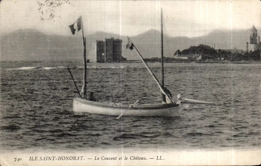 Insel Saint-Honorat — Das Kloster und das Schloss — LL. — N° 740 - Vorderseite