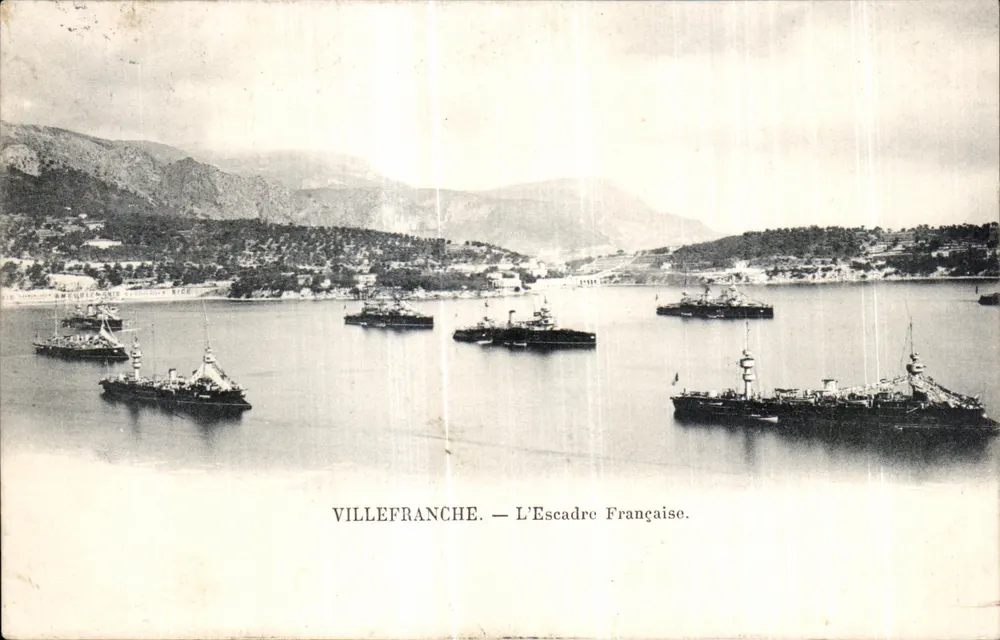 Villefranche — Die französische Flotte — W. Stocker-Michaud, Nr. 590 - Vorderseite