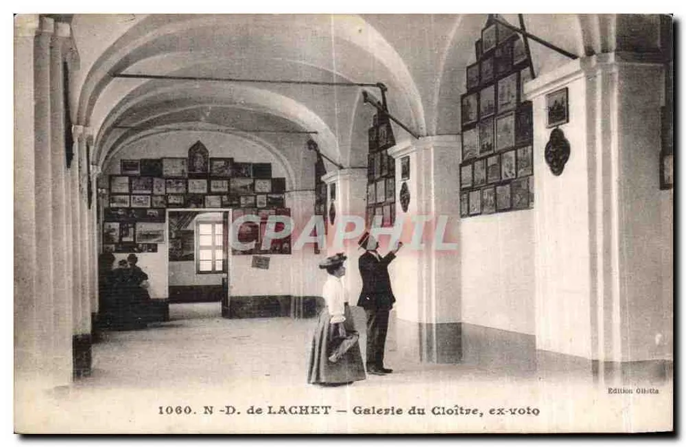 N.-D. de LACHET — Galeria do Cloître, ex-voto — Edição Ohlata - Frente