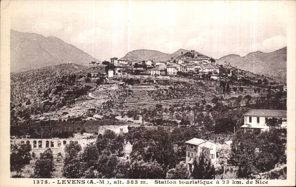 Levens (A.-M.) — Estação turística a 23 km de Nice — J. Gillet, Nice, n° 1375 - Frente