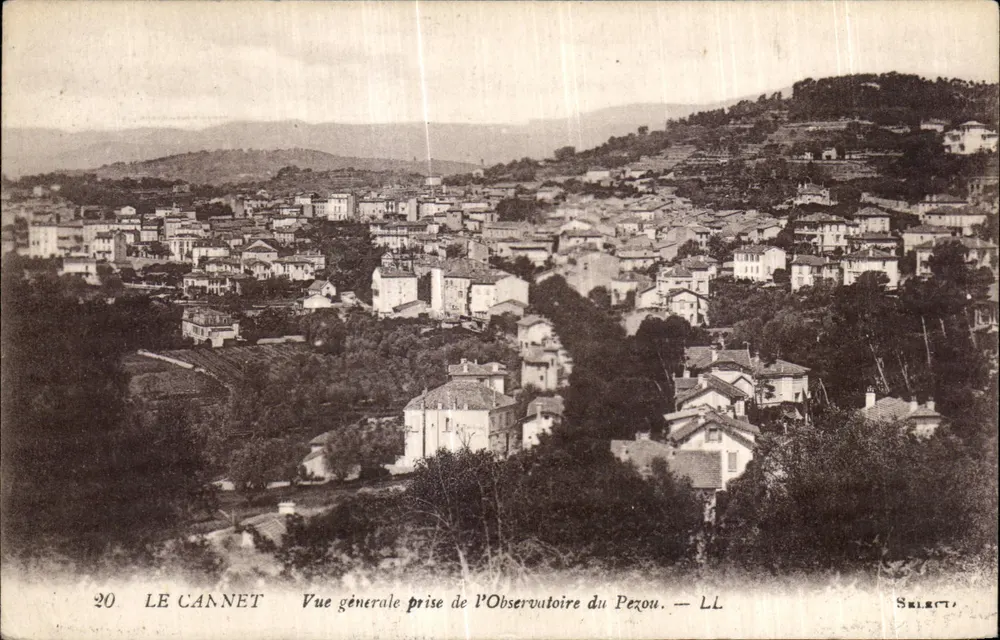 Le Cannet — Allgemeiner Blick vom Observatorium des Perus — Select - Vorderseite