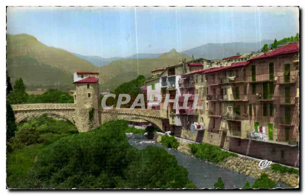 Sospel — Der alte Brücke über die Bévéra — Real-Photo - Cré des Arts Photomécaniques - Vorderseite