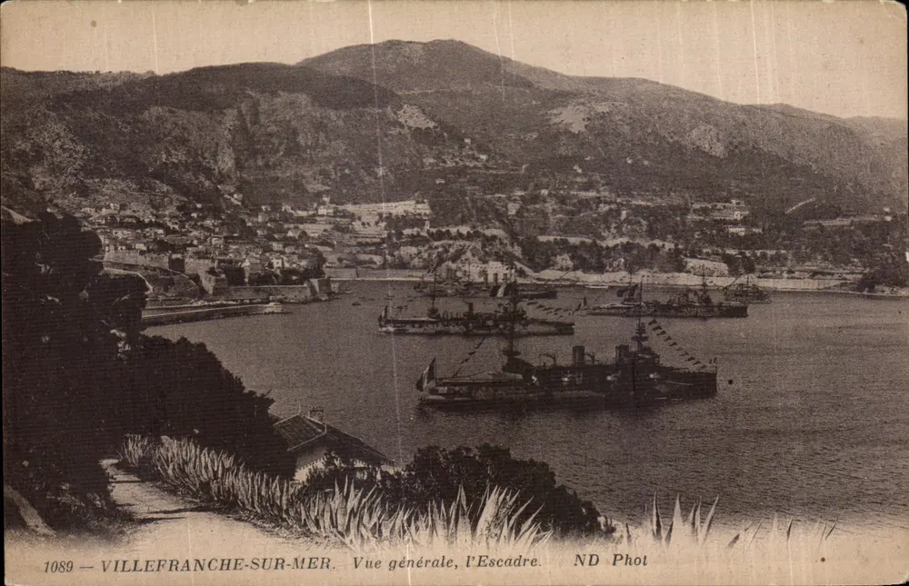 Villefranche-sur-Mer — Allgemeine Ansicht, die Flotte — ND Phot, n° 1089 - Vorderseite