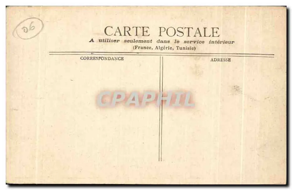 Côte d'Azur - VILLEFRANCHE — Ansicht des Hafens mit einem Drei-Mast-Schiff — Verlag STAÉ RCE SC, Paris - Rückseite
