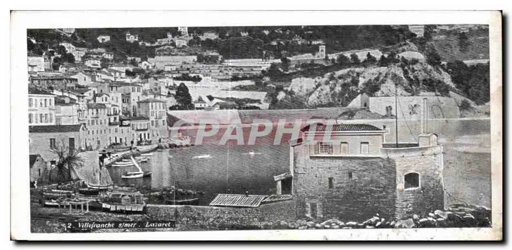 Villefranche-sur-Mer - Lazaret — editor anônimo, n° 2 - Frente