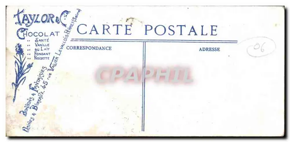 Villefranche-sur-Mer - Lazaret — editor anônimo, n° 2 - Verso
