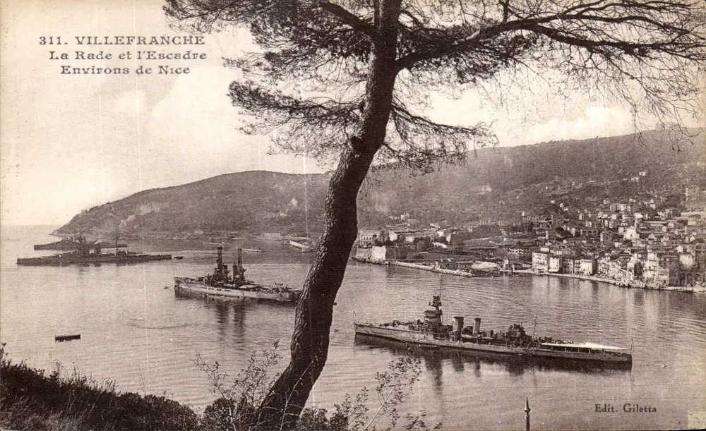 Villefranche — Die Bucht und die Flotte — Edit. Giletta n°311 - Vorderseite