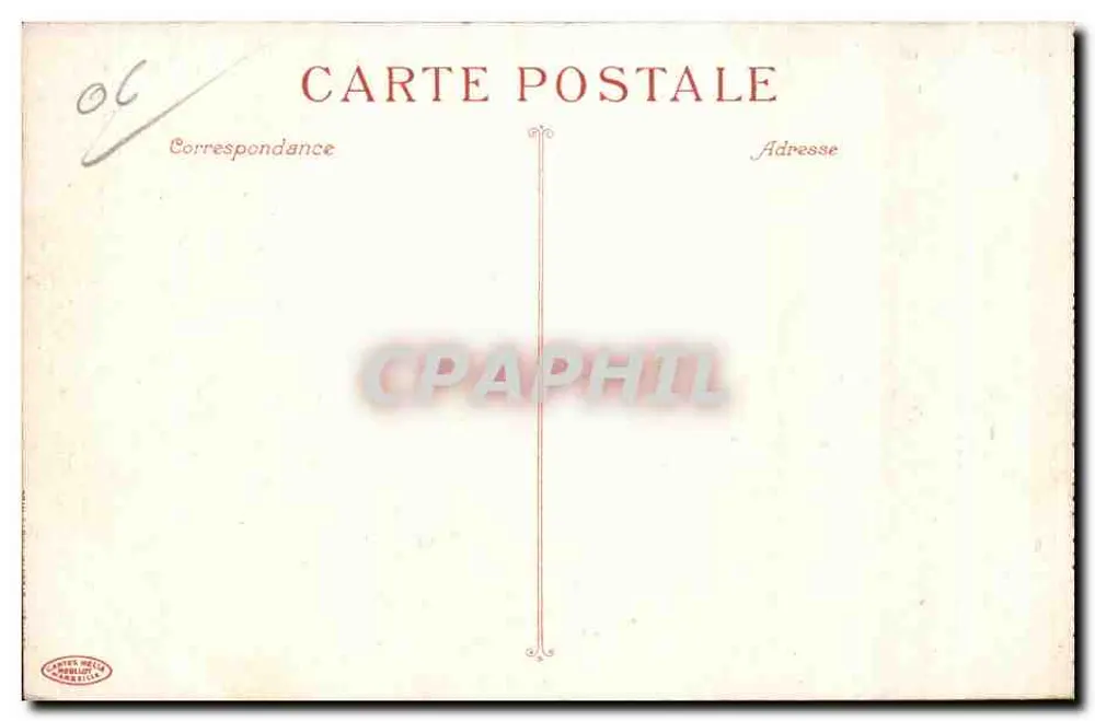 Villefranche — Die Bucht und die Flotte — Cartes Henri Cabelot, n° 307 - Rückseite
