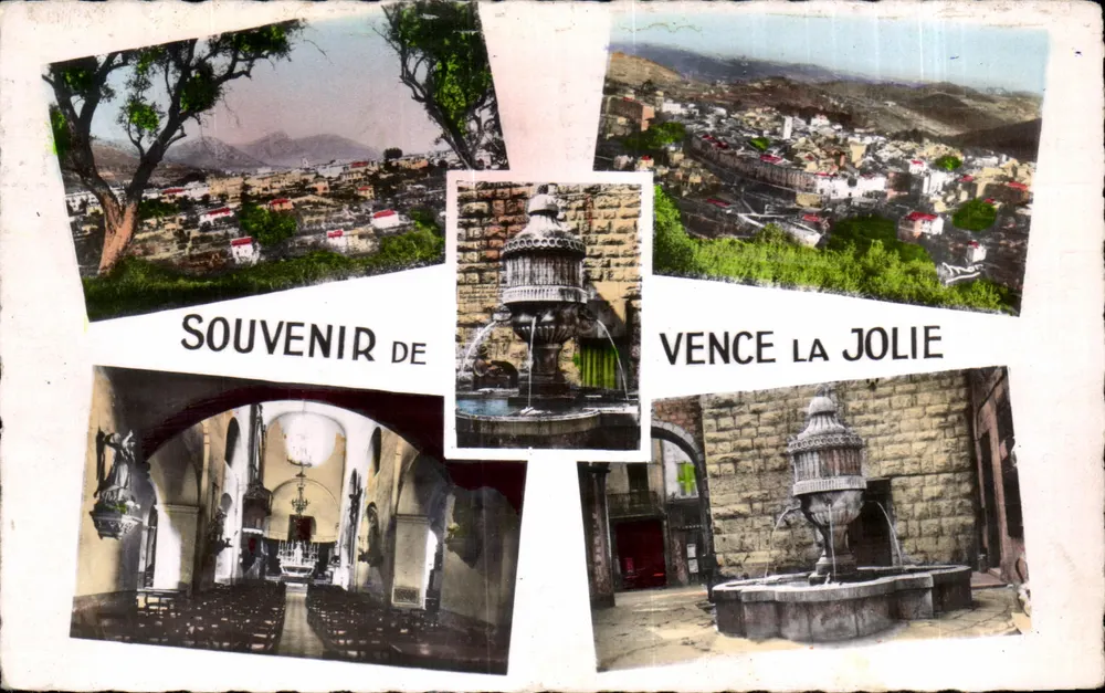 Vence la Jolie — Lembrete de Vence — Éditions Françaises - Frente