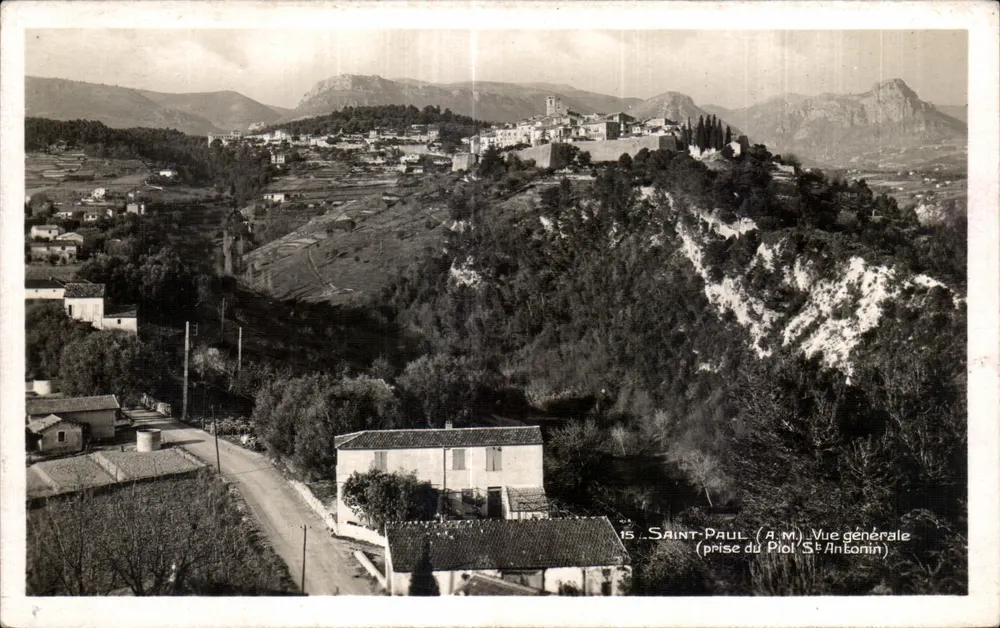 Saint-Paul (Ain) — Allgemeiner Blick (aufgenommen vom Piot Saint-Antonin) — Edition Baux-St-Paul - Vorderseite