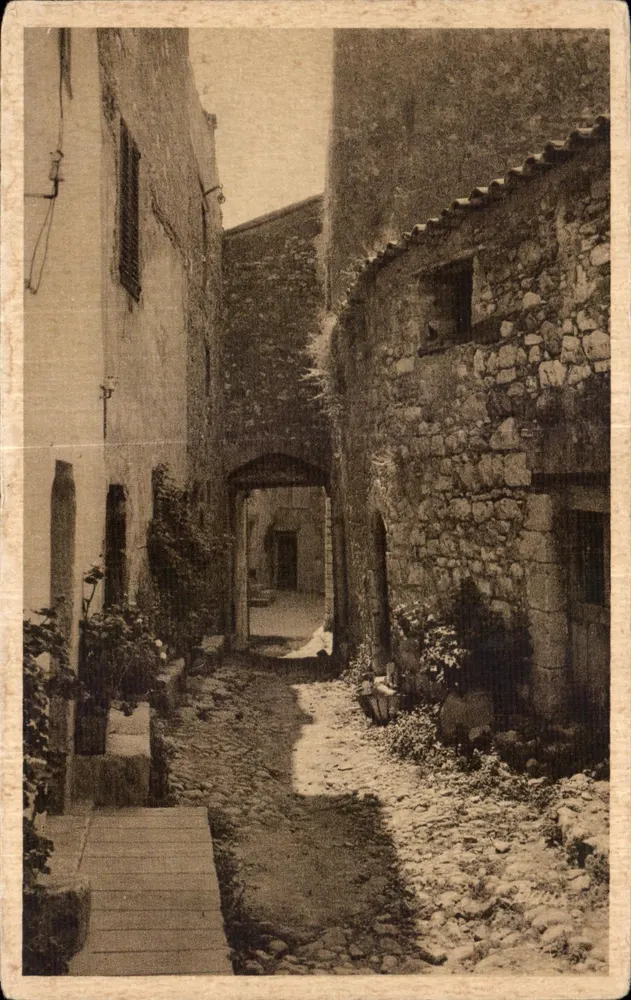 Saint-Paul (Alpes-Maritimes) — Alte Straße — Edition A. Baux - Vorderseite