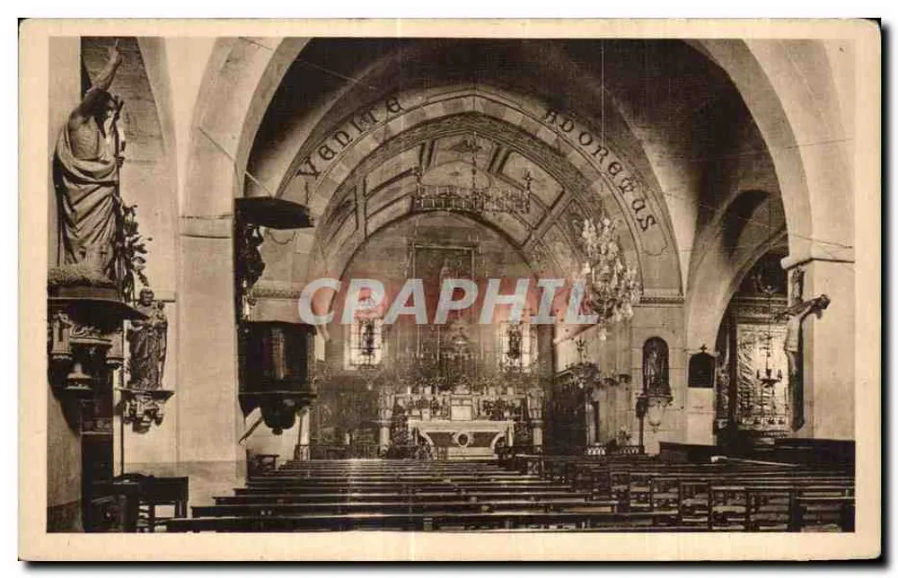 Innenansicht der Kirche Saint-Paul — Côte d'Azur — Edition A. Baux, Verlag, Saint-Paul (A.M.) - Vorderseite