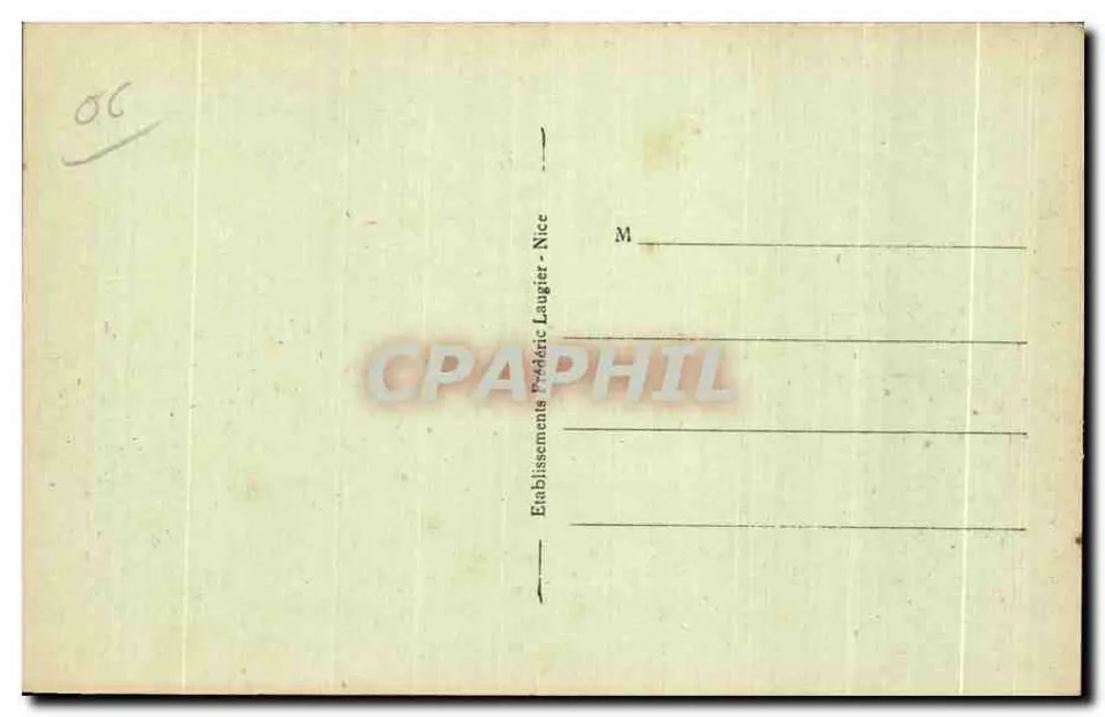 Saint-Jean-Cap-Ferrat (A.-M.) y la Punta de Saint-Hospice — Editor F.L.T. n°33 - Reverso