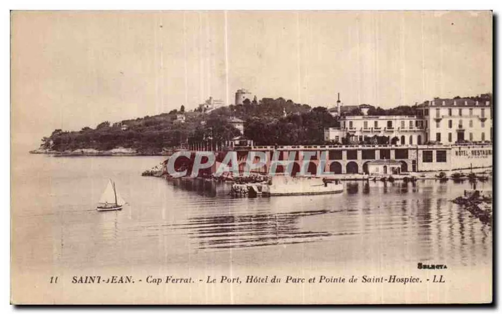 Saint-Jean - Cap Ferrat - Le Port, Hotel du Parc und Pointe de Saint-Hospice - Selceta - Vorderseite