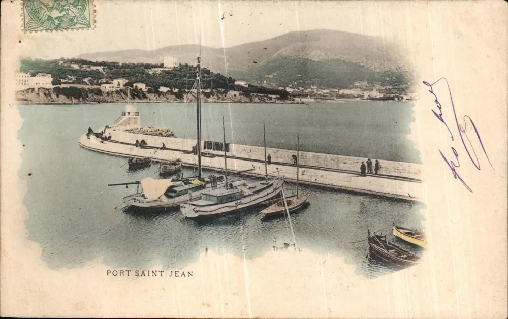 Port Saint Jean — Ansicht des Hafens mit Booten — unbekannter Verlag - Vorderseite