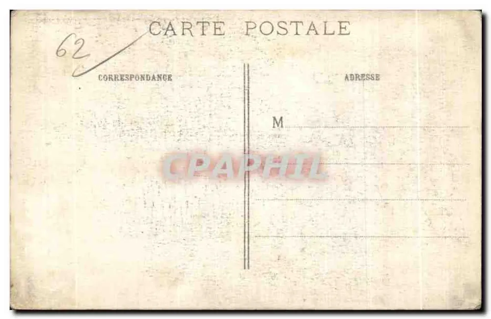 Barricade in der Nähe von Béthune — Der Krieg 1914-15 — Verlag Carence, Nr. 412 - Rückseite