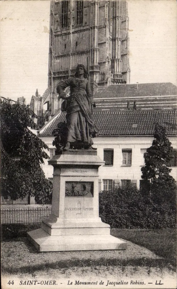 Saint-Omer — O Monumento de Jacqueline Robins — LL. n°44 - Frente