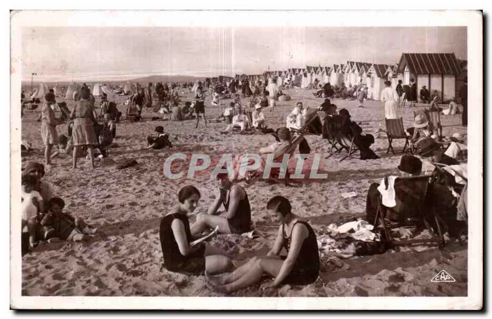 Le Touquet - Die Strände - Die Ruhezeit — Verlag 'Real Photo' C.P. Straßburg, n°207 - Vorderseite
