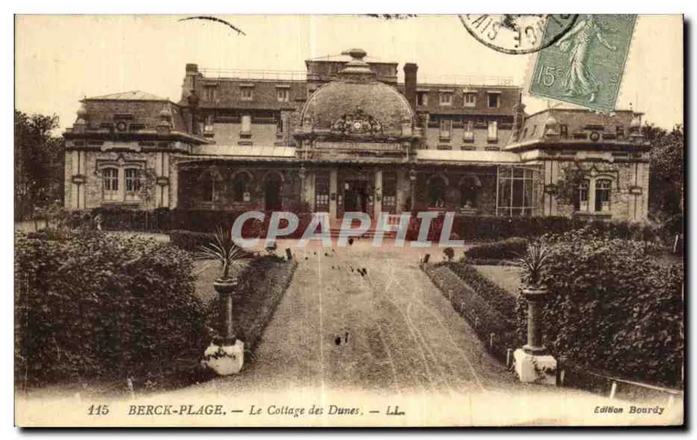 Berck-Plage — Het Huisje van de Dunes — Uitgave Bourdy n°115 - Voorkant