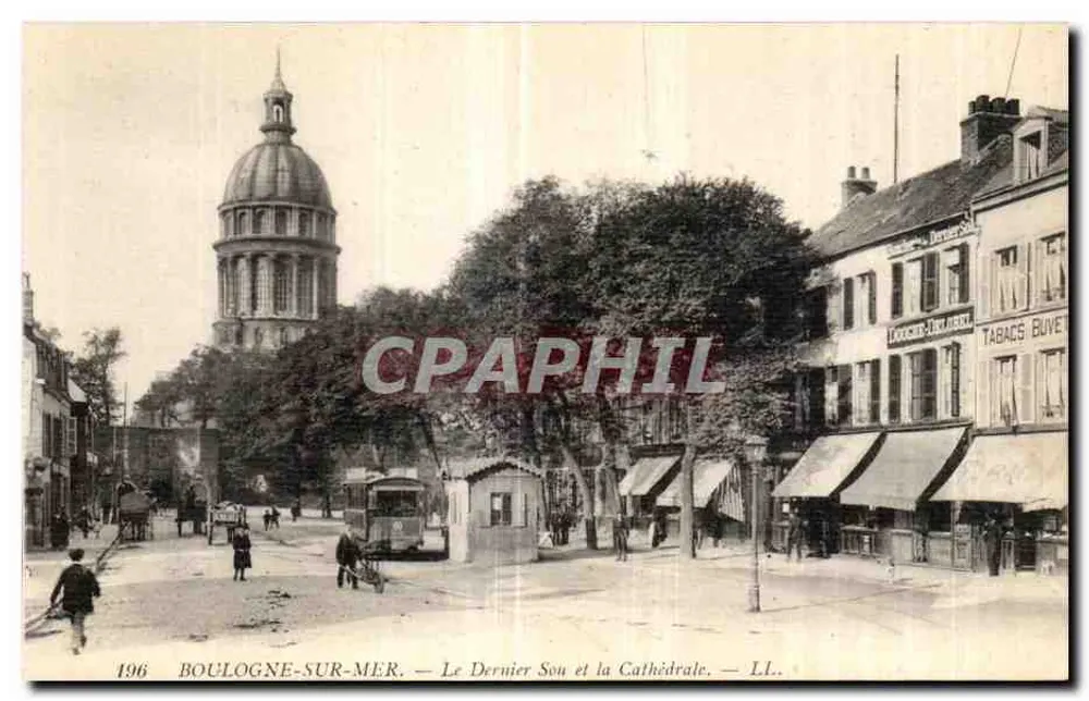 Boulogne-sur-Mer — Der letzte Cent und die Kathedrale — LL. - Vorderseite