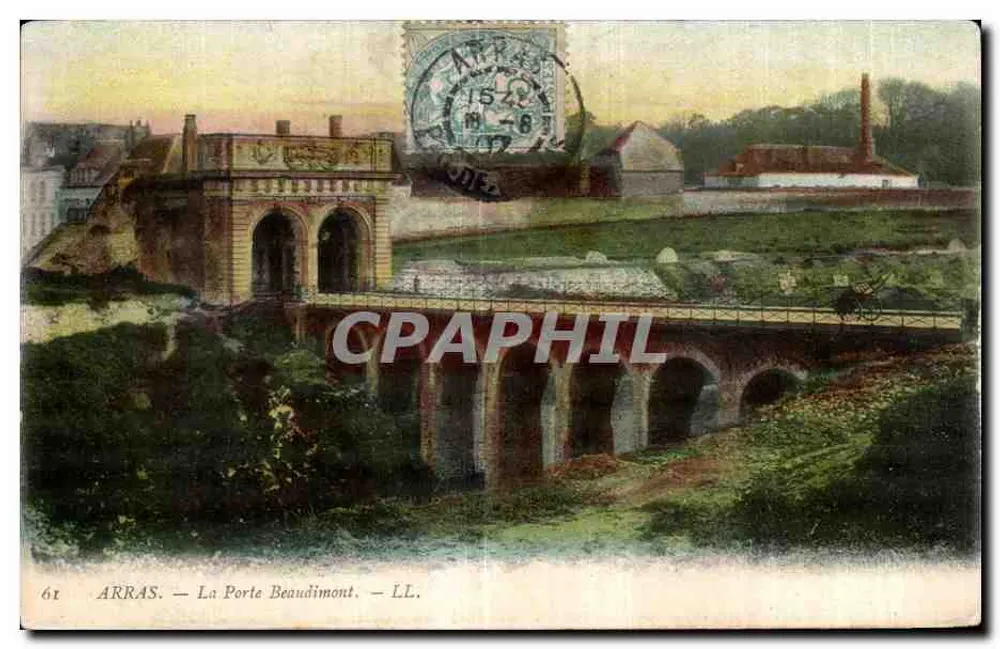 Arras — A Porta Beaudimont — LL. - Frente