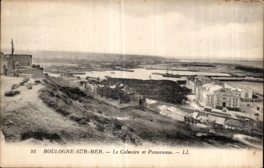 Boulogne-sur-Mer — Der Calvarienberg und Panorama — LL - Vorderseite