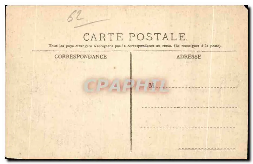 Berck-Plage — Rue de la Mer — n° 284 - Verso