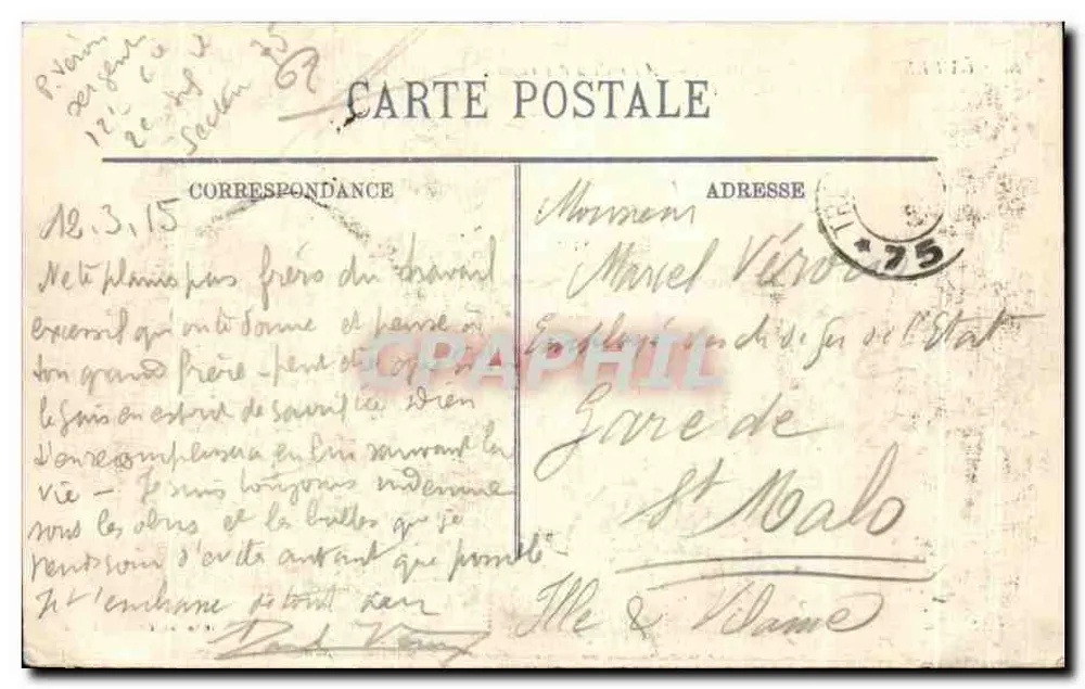 Arras — Inmitten der Ruinen — LL - Rückseite