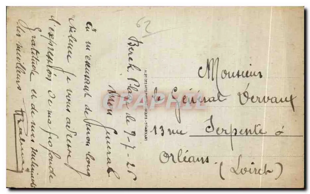 Berck-Plage - La Plage, le Casino et l'Esplanade — Station climatérique été-hiver — éditeur non identifié, n° 18 - Rückseite
