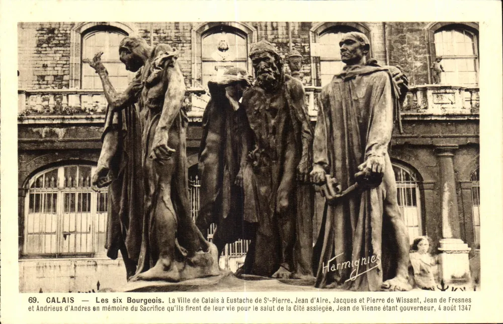 Calais — Les six Bourgeois — Harmignies - Vorderseite
