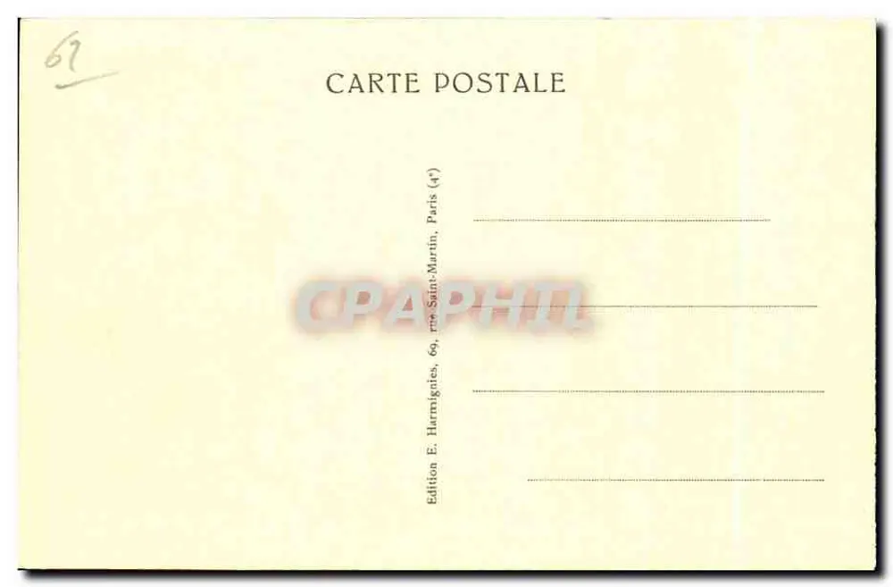 Calais — Les six Bourgeois — Harmignies - Rückseite