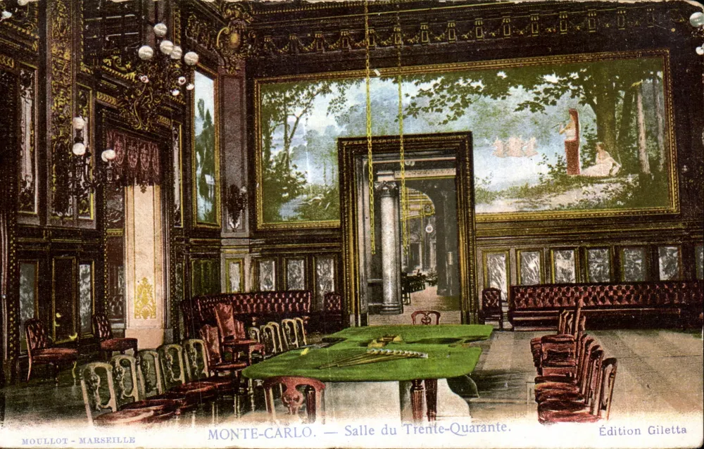 Monte-Carlo — Saal des Trente-Quarante — Edition Giletta - Vorderseite