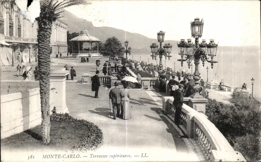Monte-Carlo — Terrasses supérieures — LL. - Frente