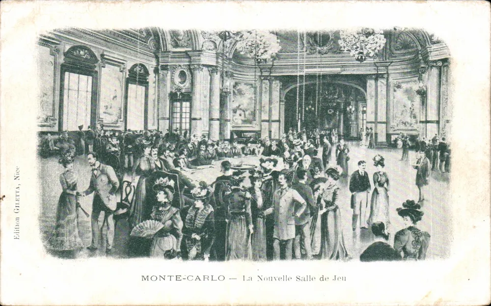 Monte-Carlo — Die Neue Spielhalle — Edition Giletta, Nice - Vorderseite