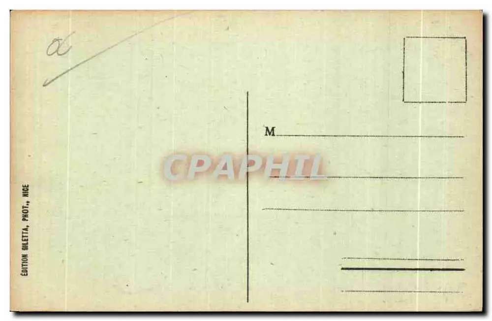 Monte-Carlo - Spielhalle - Trente-Quarante - Edition Silettà, Nizza - Rückseite
