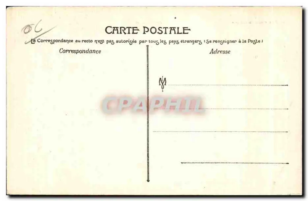 CASINO DE MONTE-CARLO (Spielhalle) — Auf der Ebene, von Hodebert — Sammlung JC - Rückseite