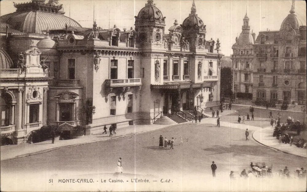 Monte-Carlo - O Casino - A Entrada — Cat. - Frente