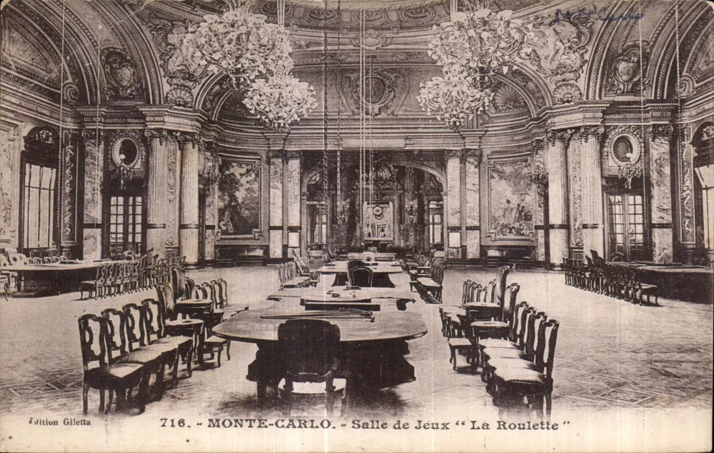 Monte-Carlo — Salle de Jeux "La Roulette" — Édition Giletta, n° 716 - Vorderseite