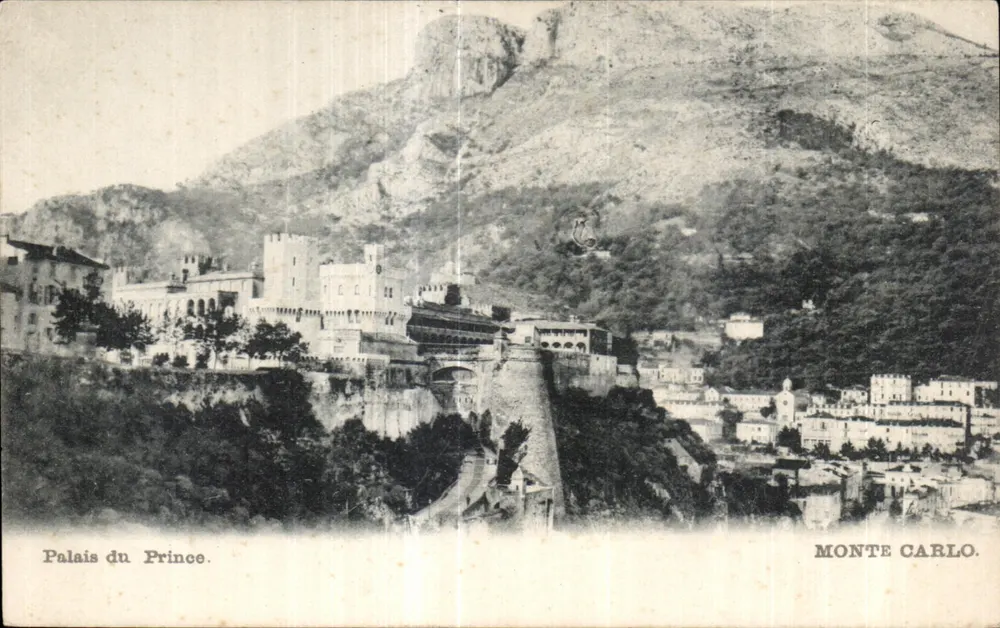 Palácio do Príncipe — Monte Carlo — editor não identificado, número de série não visível - Frente