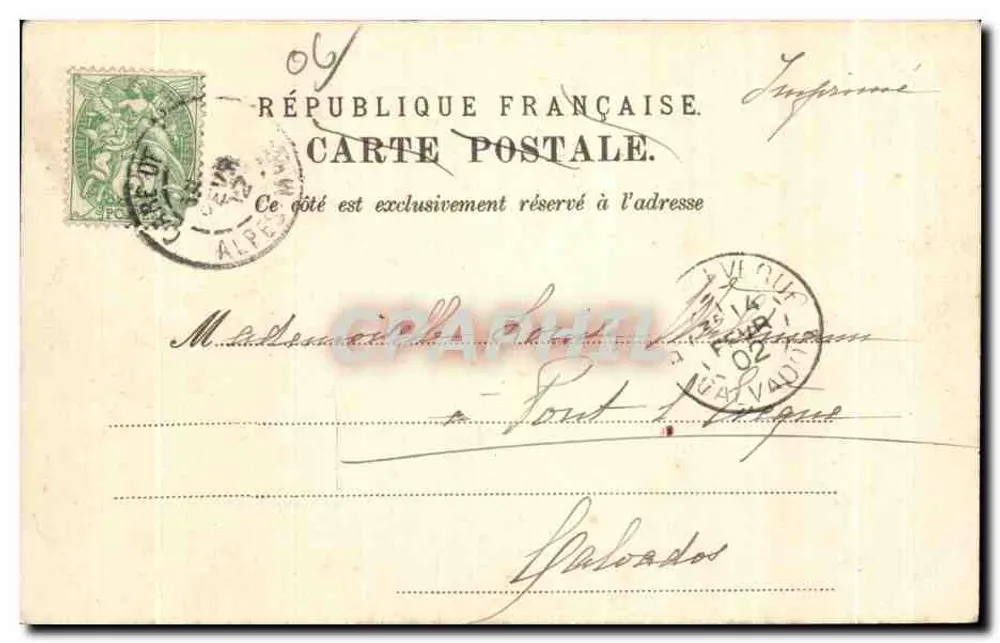 Palácio do Príncipe — Monte Carlo — editor não identificado, número de série não visível - Verso