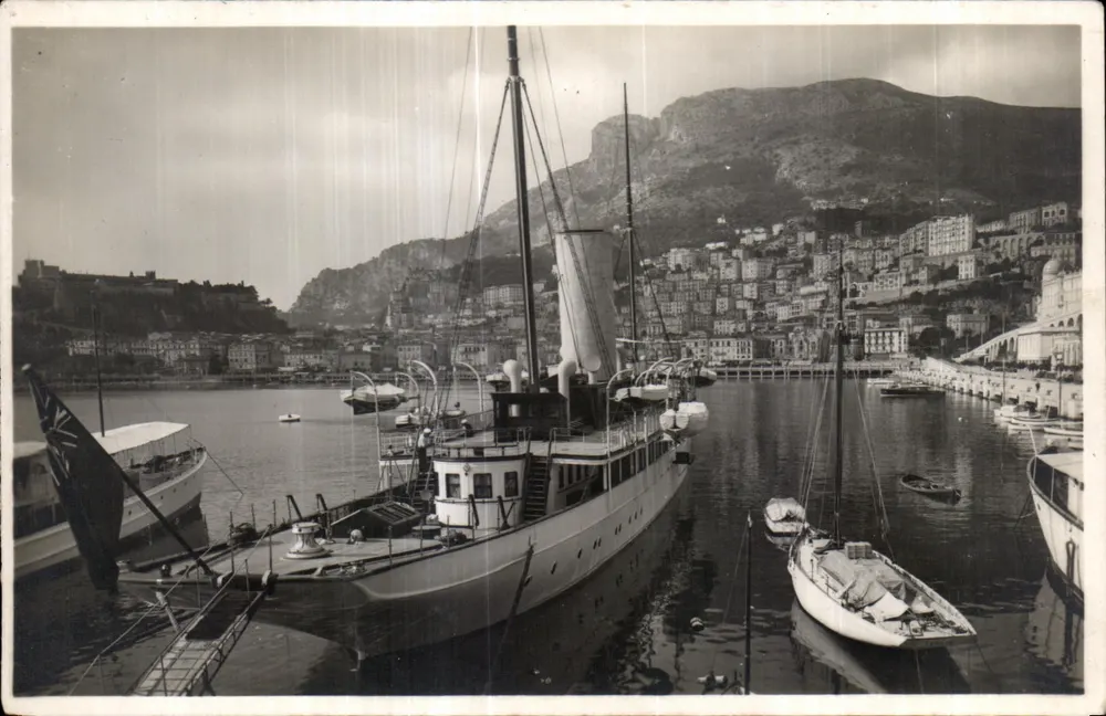 Monaco - Der Hafen und der Hundekopf — Grimaldi Editions, Monaco, Nr. 608 - Vorderseite