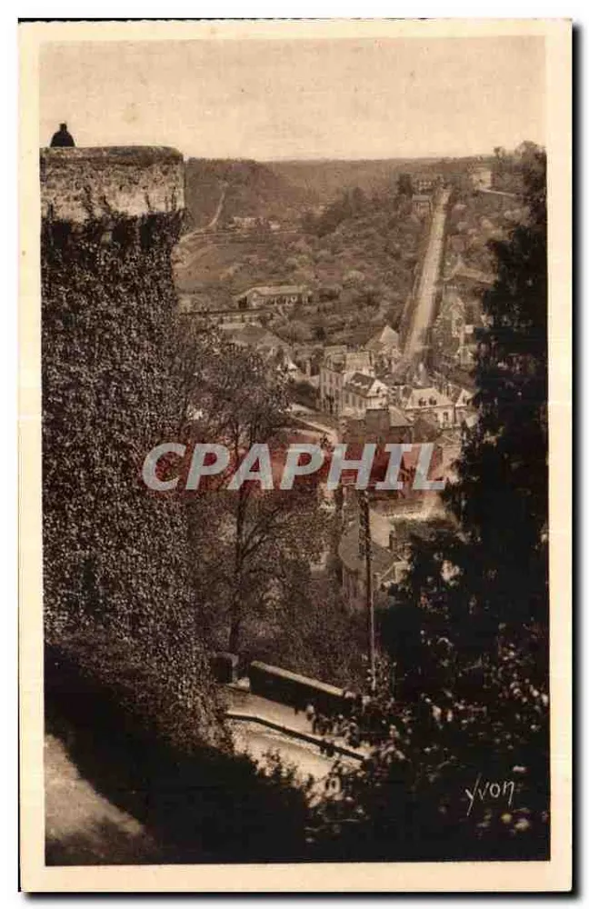 Dinan (C.-du-N.) — La Tour Sainte-Catherine und die untere Stadt — Éditions d'Art YVON - Vorderseite